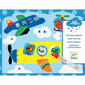 Набор для творчества – водные раскраски Мои увлечения (Djeco, 09061)